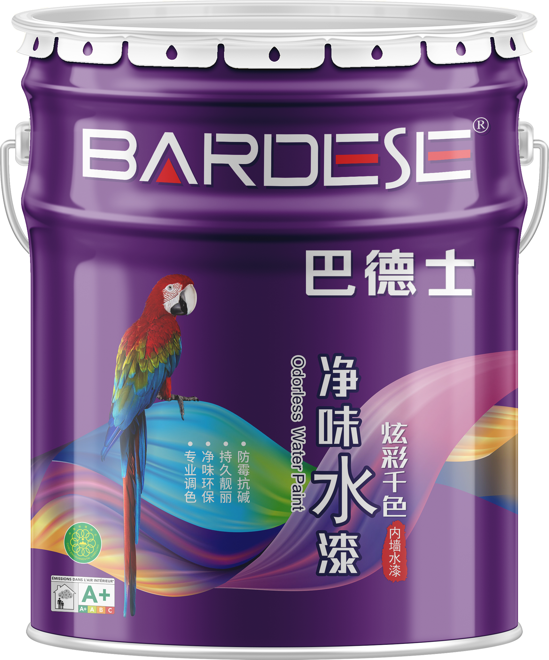 BD-5730 净味水漆炫彩千色内墙水漆 Shiny Colorful Interior Wall Emulsion Paint